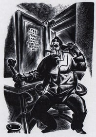 Lynd Ward Signed Wood Engraving