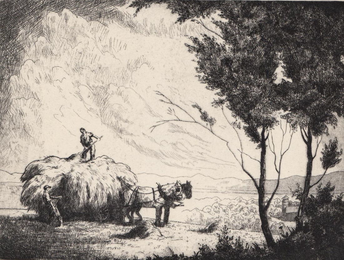 Keith Shaw Williams S/N Etching [Haying Time] (1 of 5)