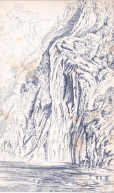 'The Shores of Wharfe' Study by JMW Turner