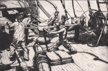 Charles Pont Etching [Heave Hearty]