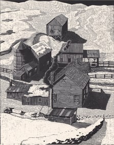 Charles Pont Wood Engraving [March]