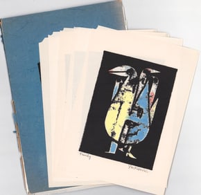 Yasuhide Kobashi Woodblock Folio (5) Prints