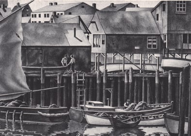 Alan Crane Lith Signed Ed. 25 [Gloucester]