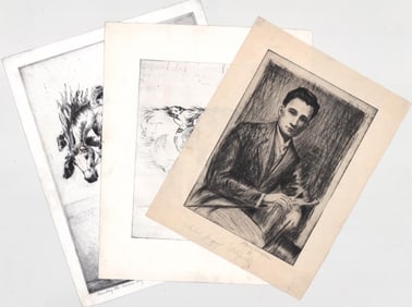 Henry (Harry) Ziegler Etchings (3)