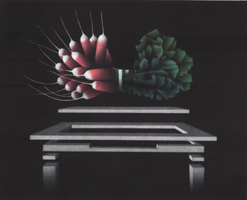 Mario Avati S/N Mezzotint [La Table Aux Radis]