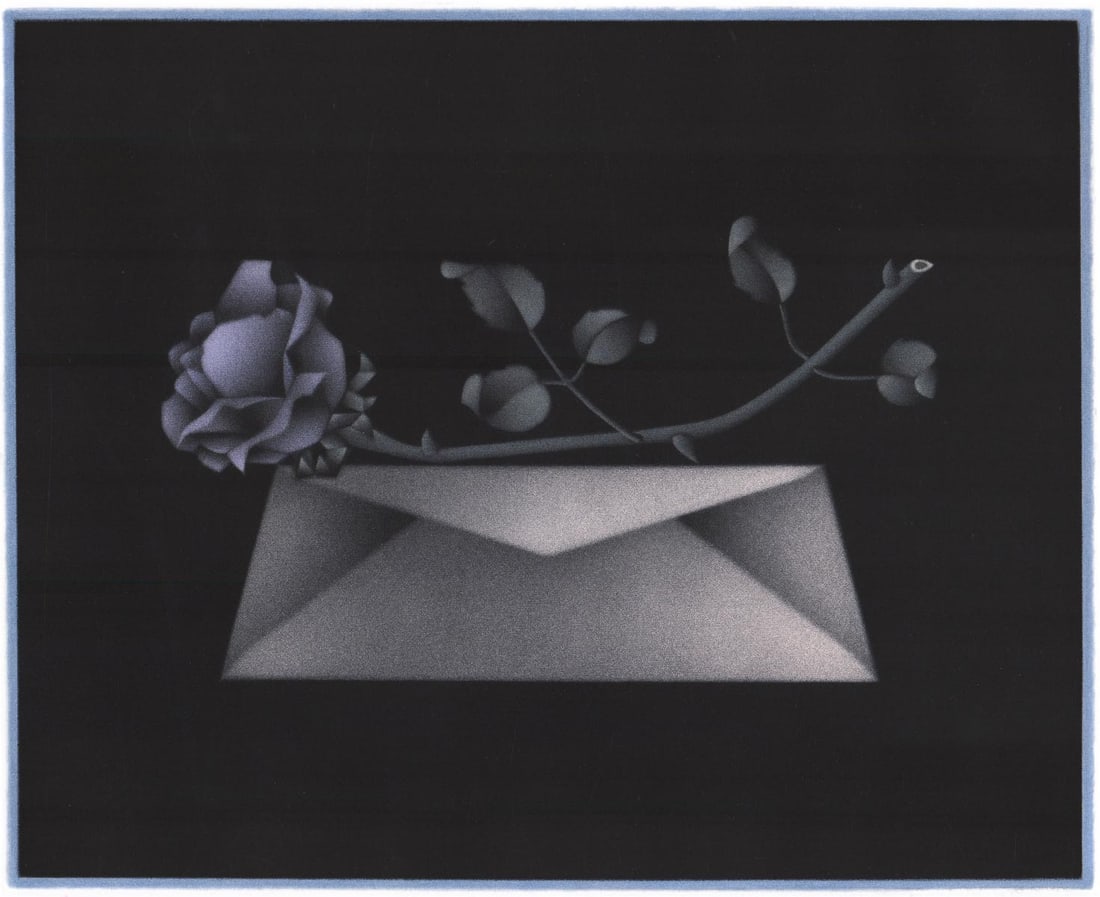 Mario Avati S/N Mezzotint [Une Rose Venue de Loin] (1 of 5)