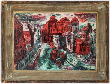 Lawrence Kupferman Original Oil Painting on Board