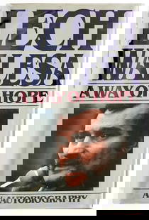 Lech Walesa - A Way of Hope SIGNED BAS COA: A Way of Hope, An Autobiography by Lech Walesa (born 29 September 1943) is a Polish statesman, dissident, and Nobel Peace Prize laureate, who served as the president of Poland between 1990 and 1995.