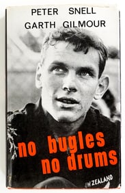 No Bugles No Drums by Peter Snell SIGNED BAS COA