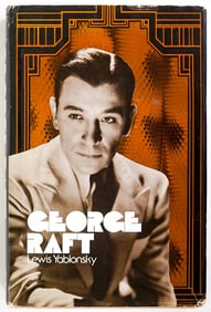 George Raft SIGNED by Lewis Yablonsky BAS COA