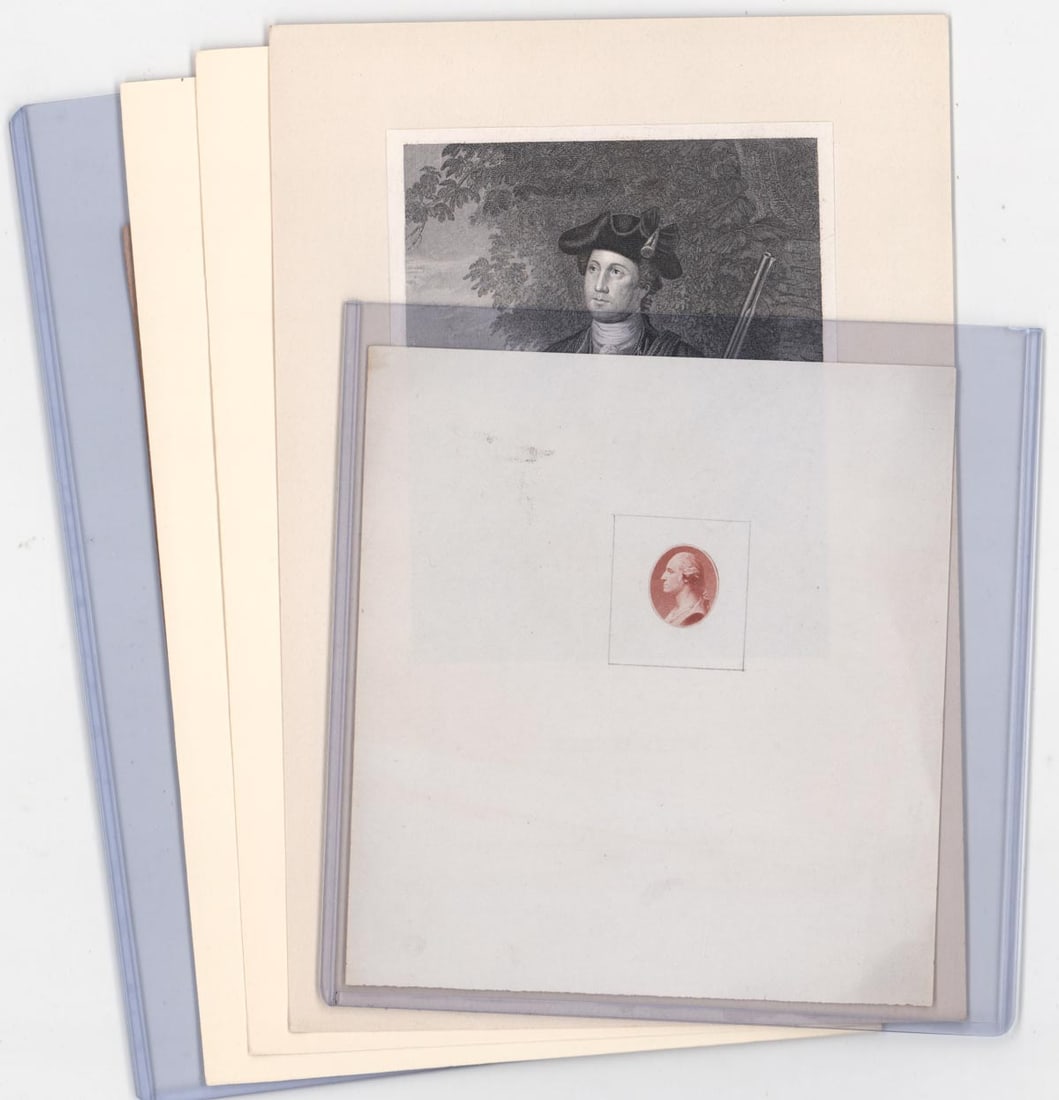 George Washington Early Engravings (5) (1 of 8)