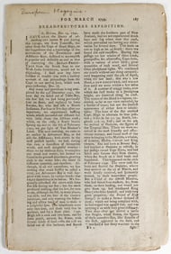 March 1793 Bread-Fruit-Tree Expedition Article