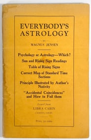 Scarce 1922 Booklet Everybody's Astrology