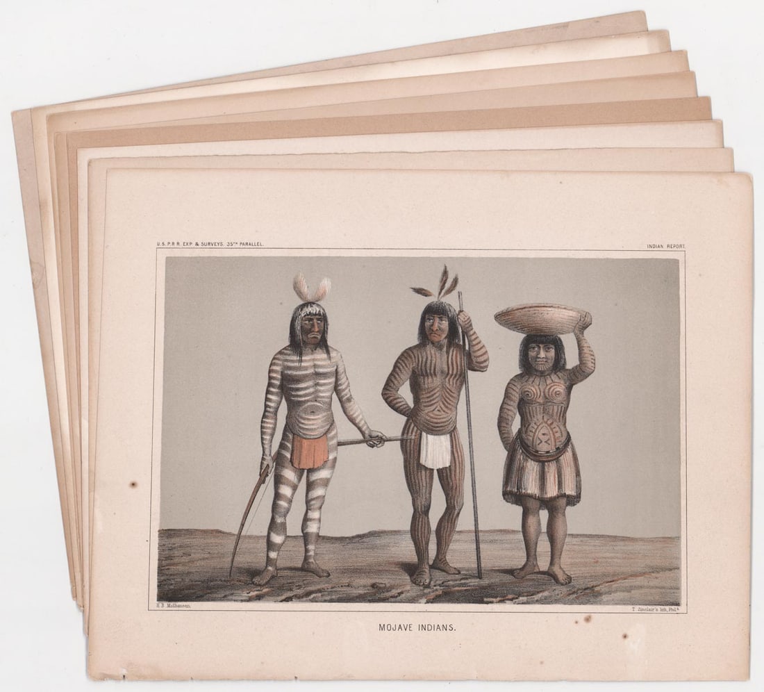 1850's-60's Reports of Explorations Lithographs (1 of 9)