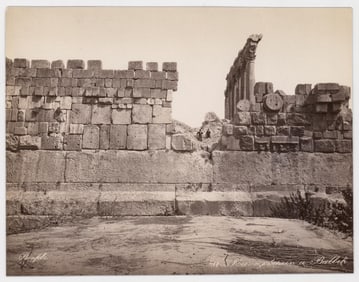 Two Albumen Photographs Brogi Balbek