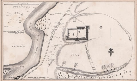 [Plan of Fort Stephenson] War of 1812 Map
