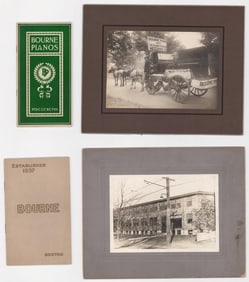 William Bourne & Son Pianos. Photos & Catalogs