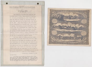 1823 Race Eclipse vs. Henry Typed Account, Print