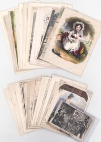 [Children] Antique Hand Colored Prints (30 pcs)
