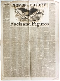 1868 Newspaper SEVEN THIRTY Bonds Scam?