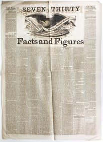 1868 Newspaper SEVEN THIRTY Bonds Scam?