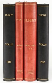 1930-32 Flight Magazine Bound Magazines