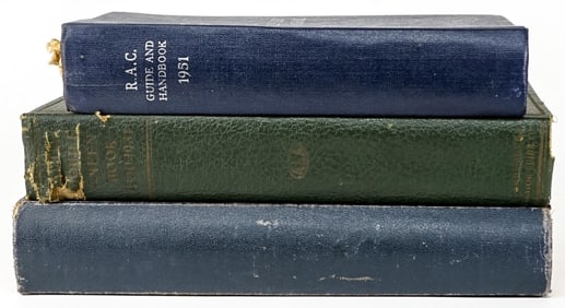 Vintage (3) Automobile Guide Books