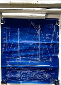 William Atkin 1935 Blueprints (44 ft Motor Sailer)