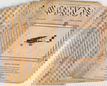1922-1923 Aviation Weekly (9) Periodicals