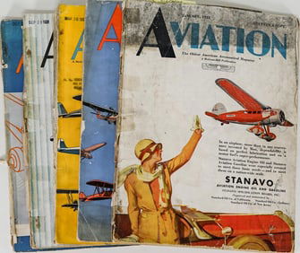 Aviation Aeronautical (5) Magazines 1931