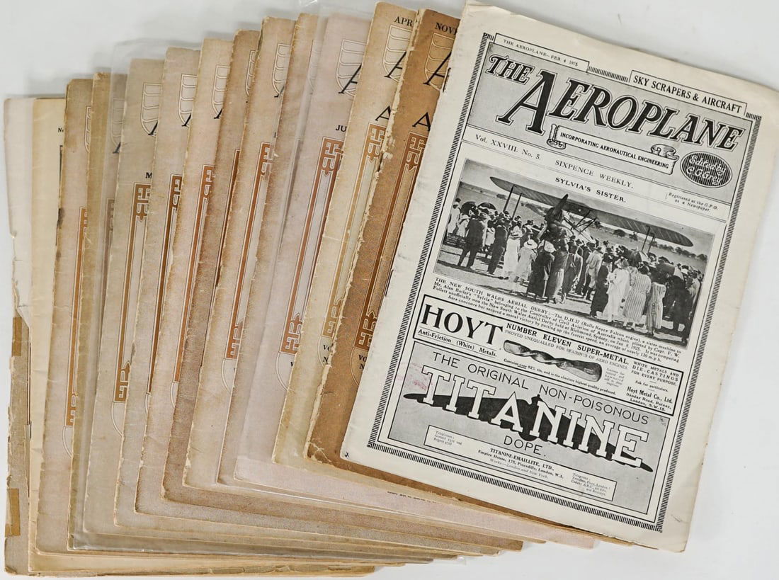 Aviation (12) Journals and The Aeroplane Weekly (1 of 9)