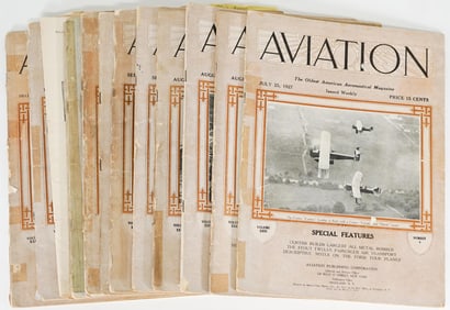 1927 (12) Aviation Weekly Issues