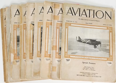 1928 (9) Aviation Weekly Issues