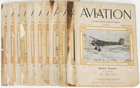 1928 (12) Aviation Weekly Issues