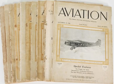 1928 (12) Aviation Weekly Issues
