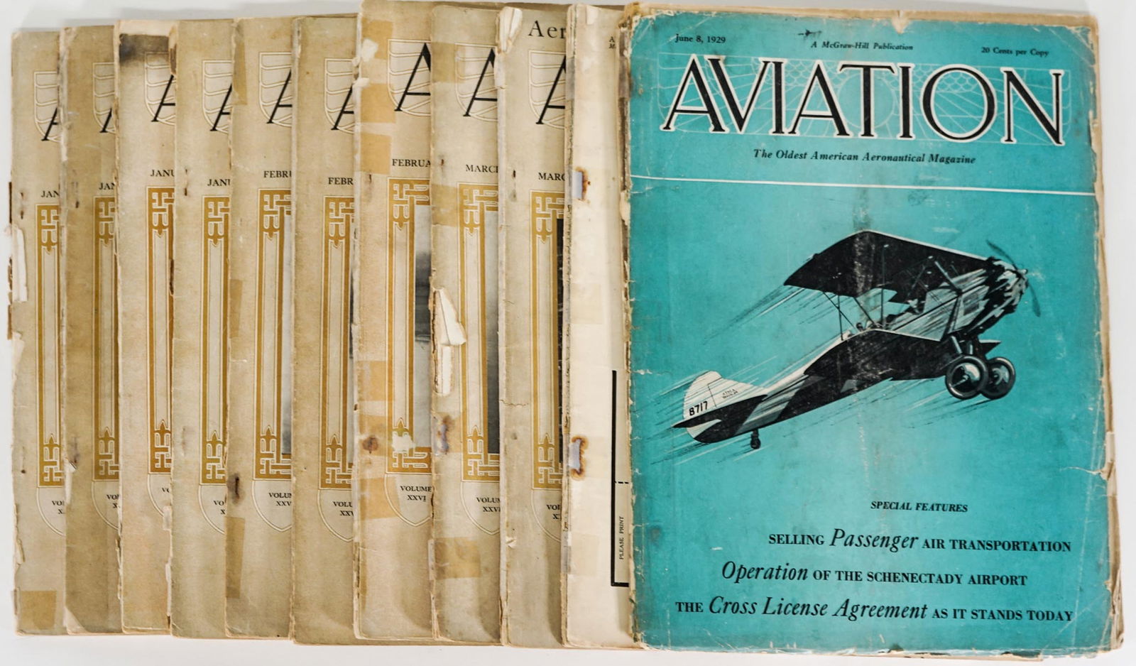 1929 (11) Aviation Weekly Issues (1 of 8)