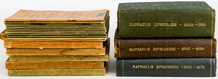 Raphael's Ephemeris (20) Books / Almanacs