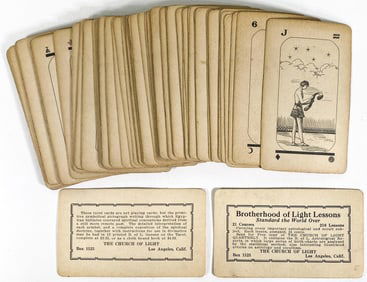 Brotherhood of Light Egyptian Tarot Cards (80)