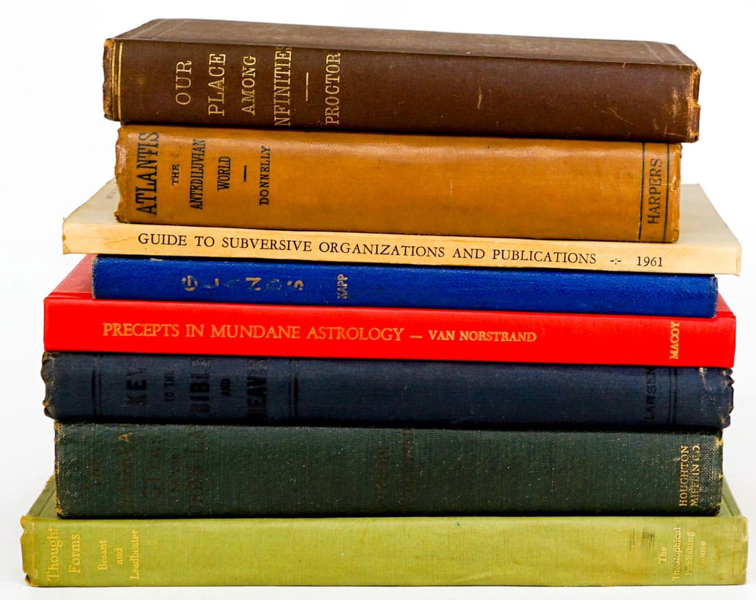 Astrology and More (8) Vintage and Antique Books (1 of 1)