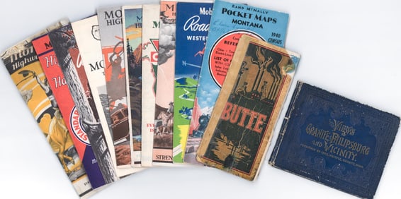 Vintage (12) Montana Maps and Views