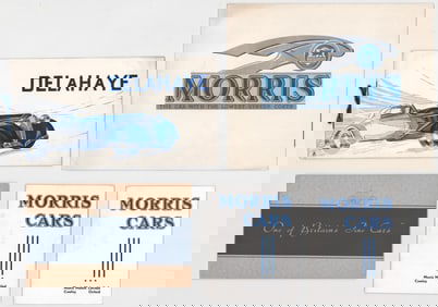 Morris, Rover, Delahaye Sales Brochures & Catalogs