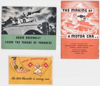 1930's Chevrolet Brochures & Blotter
