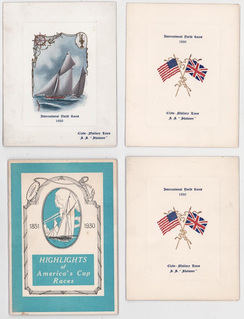 International Yacht Races (1930), America's Cup: International Yacht Races (1930), America's Cup. If lot is absent of a condition report one may be requested via email. Condition report is provided as an opinion only and is no guarantee as condition