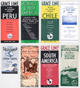 Grace Line & Stella Polaris Cruise Brochures (8)