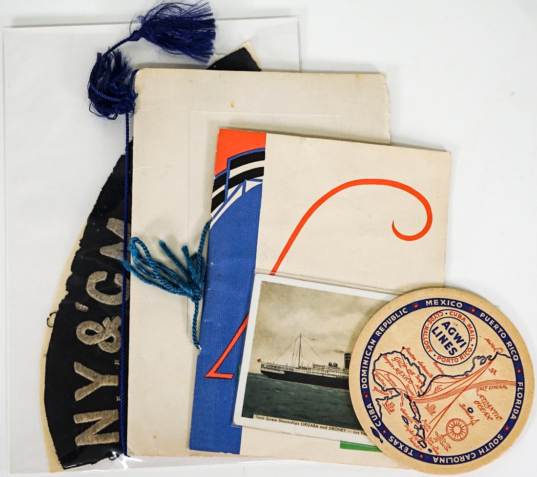 New York & Cuba Mail Line: New York & Cuba Mail Line. If lot is absent of a condition report one may be requested via email. Condition report is provided as an opinion only and is no guarantee as condition can be subjective. Bu