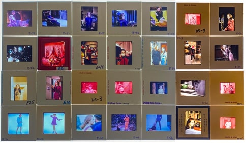 Diana Rigg Color 35MM Slides (28) [Avengers 1965]