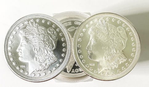 (20) Morgan Design Silver Bullion Rounds .999
