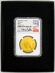 2006 Buffalo Gold $50 .999 NGC MS 70 SIGNED