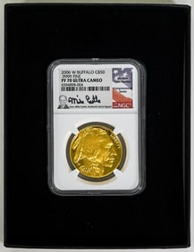 2006-W Buffalo Gold $50 .999 NGC PF70 SIGNED