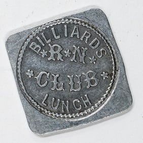 R * N Billiards Club Billings, Montana Token